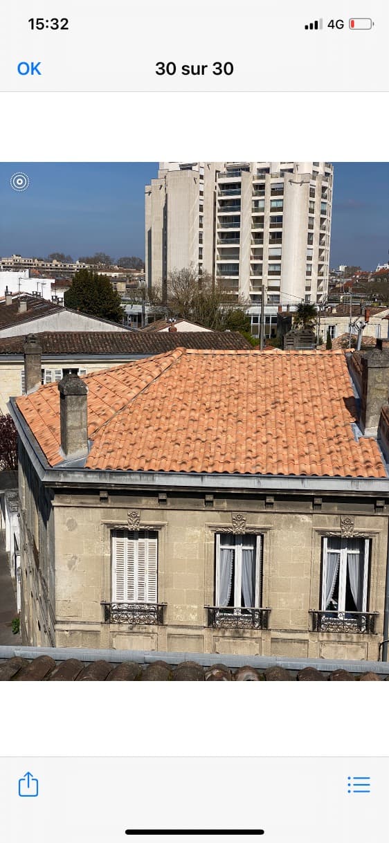 Réfection complète de toiture par Artisan Clerc à Bordeaux